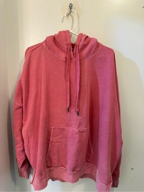 American Eagle "This Feels Seriously Huggable" Pink Hoodie
